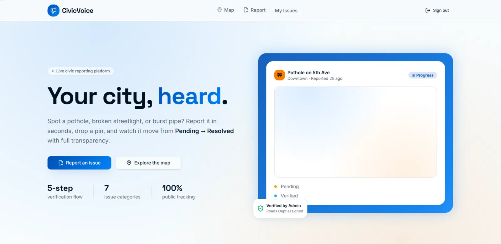 CivicVoice screenshot