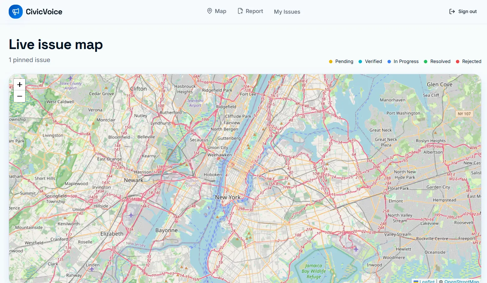CivicVoice additional screenshot